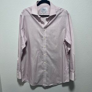Charles Tyrwhitt Light Pink White Stripe Men’s Button Down X Large 17/35